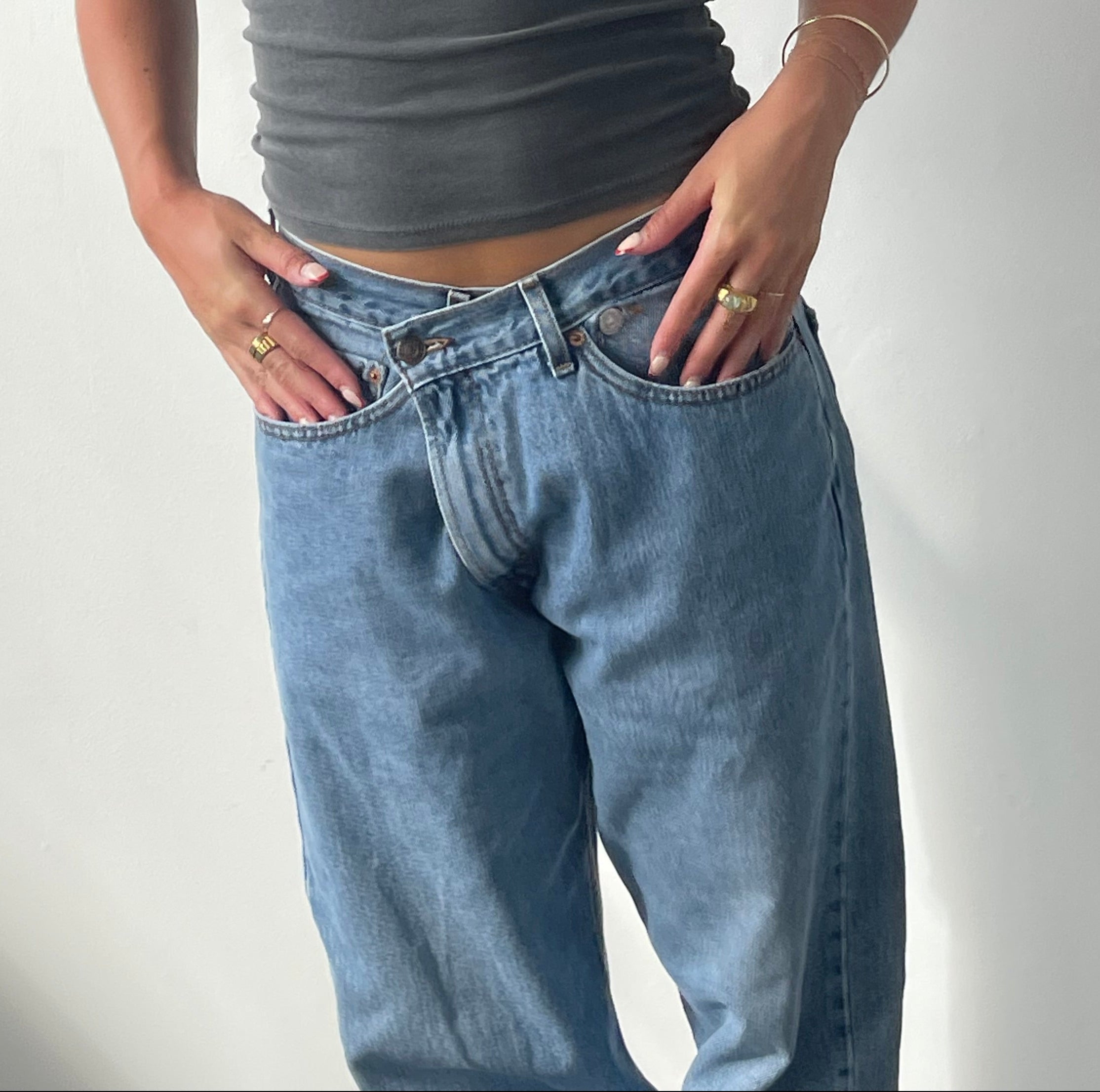 THE CROSSOVER JEAN - BLUE