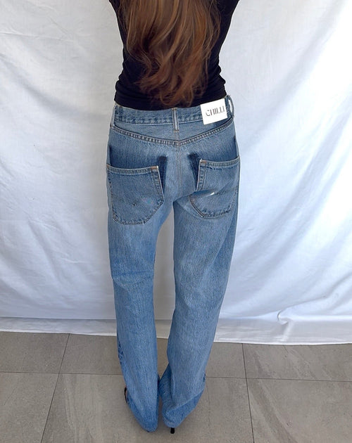 POCKET JEAN - BLUE
